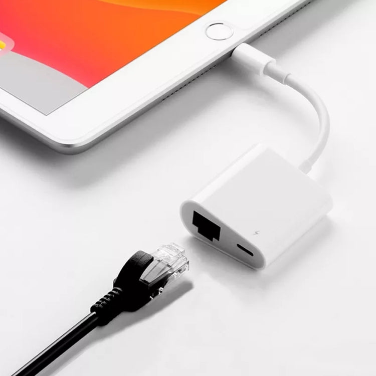 NK-1035H 2 in 1 8 Pin Male to 1000M Ethernet + 8 Pin Power Female Adapter - Converter & Adapter by PMC TechLife | Online Shopping South Africa | PMC TechLife