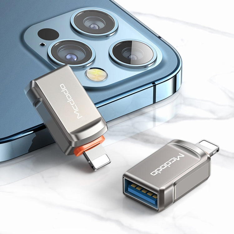 MCDODO USB 3.0 Female to 8 Pin Male OTG Converter USB Flash Disk - U Disk & Card Reader by Mcdodo | Online Shopping South Africa | PMC Jewellery | Buy Now Pay Later Mobicred