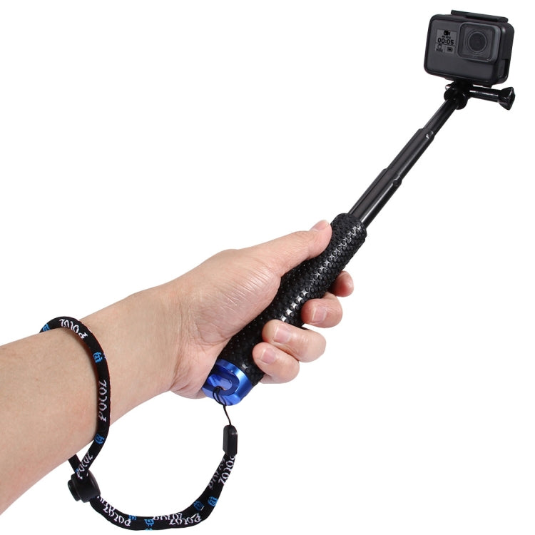 PULUZ Handheld Extendable Pole Monopod for GoPro, Insta360, DJI and Other Action Cameras, Length: 19-49cm - free shipping - PMC Jewellery - Order now!