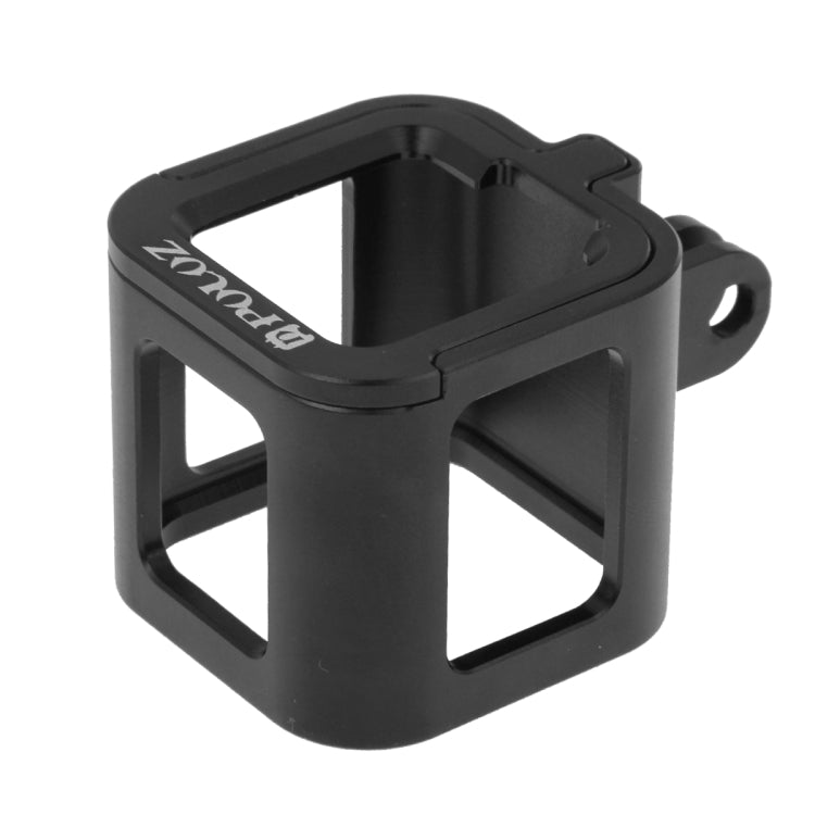 PULUZ Housing Shell CNC Aluminum Alloy Protective Cage with Insurance Frame for GoPro HERO5 Session /HERO4 Session /HERO Session(Black) - Metal Cases by PULUZ | Online Shopping South Africa | PMC Jewellery | Buy Now Pay Later Mobicred