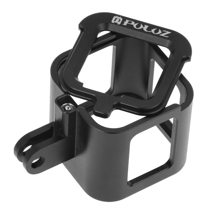 PULUZ Housing Shell CNC Aluminum Alloy Protective Cage with Insurance Frame for GoPro HERO5 Session /HERO4 Session /HERO Session(Black) - Metal Cases by PULUZ | Online Shopping South Africa | PMC Jewellery | Buy Now Pay Later Mobicred