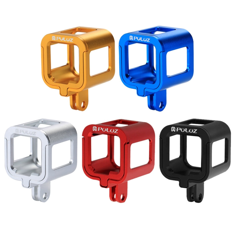 PULUZ Housing Shell CNC Aluminum Alloy Protective Cage with Insurance Frame for GoPro HERO5 Session /HERO4 Session /HERO Session(Black) - Metal Cases by PULUZ | Online Shopping South Africa | PMC Jewellery | Buy Now Pay Later Mobicred
