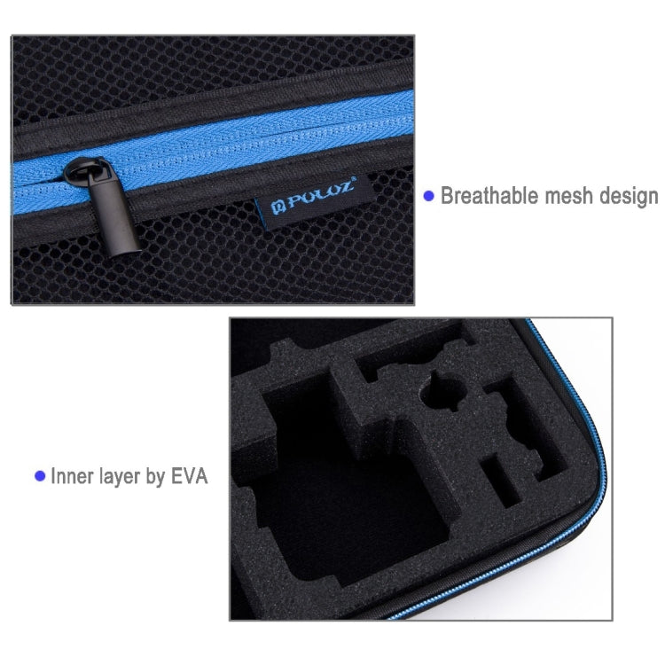 PULUZ Camouflage Pattern Water-resistant Carrying and Travel Case for for GoPro, Insta360, DJI and Other Action Cameras Accessories, Large Size: 32cm x 22cm x 7cm