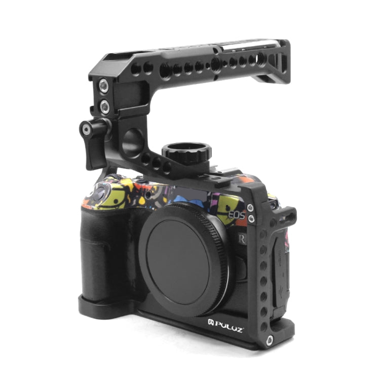 For Canon EOS-RP PULUZ Metal Camera Cage Stabilizer Rig(Black) - free shipping - PMC Jewellery - Order now!