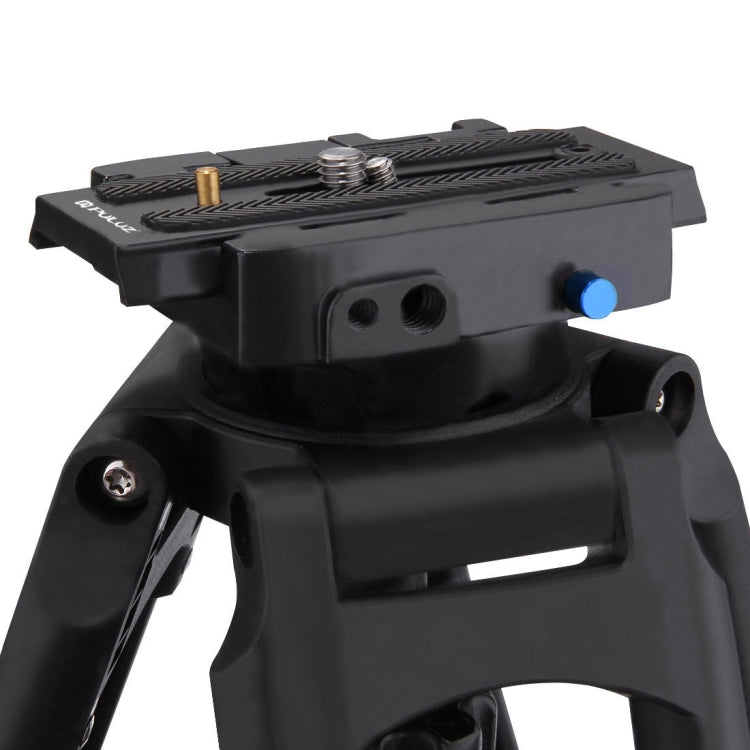 PULUZ Quick Release Clamp Adapter + Quick Release Plate for DSLR & SLR Cameras(Black)