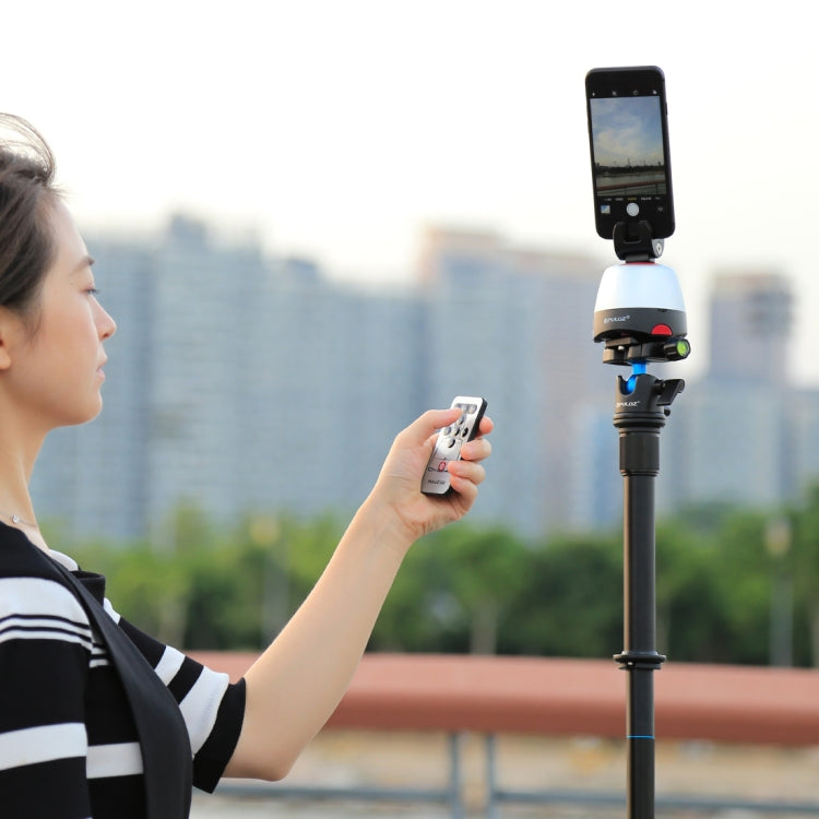PULUZ Electronic 360 Degree Rotation Panoramic Head with Remote Controller for Smartphones, GoPro, DSLR Cameras(Red) - free shipping - PMC Jewellery - Order now!