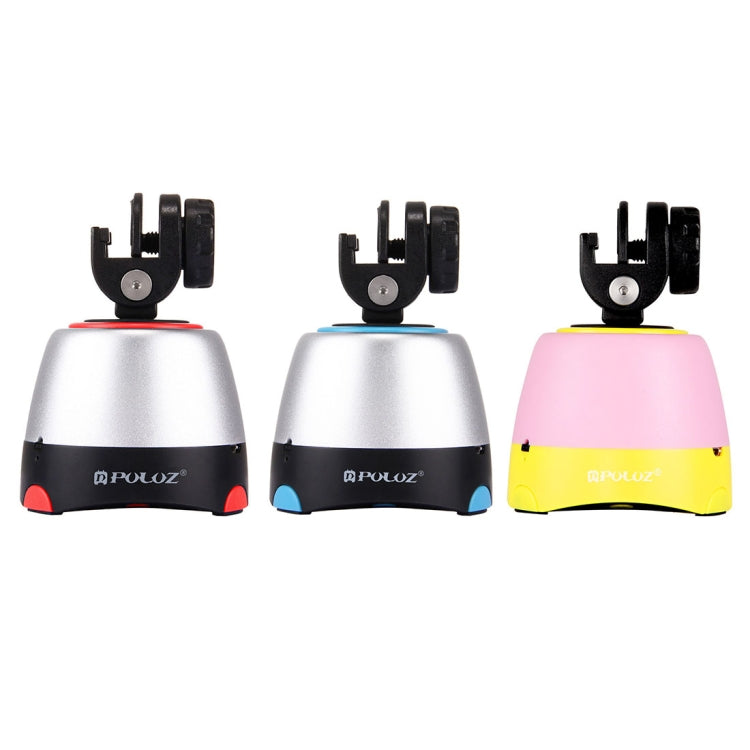 PULUZ Electronic 360 Degree Rotation Panoramic Head with Remote Controller for Smartphones, GoPro, DSLR Cameras(Red) - free shipping - PMC Jewellery - Order now!