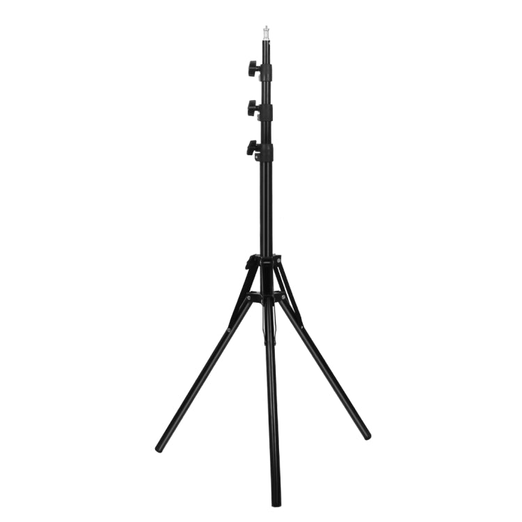 PULUZ Reverse Foldable 4 Sections 1.8m Height Tripod Mount Holder for Vlogging Video Light Live Broadcast Kits(Black)
