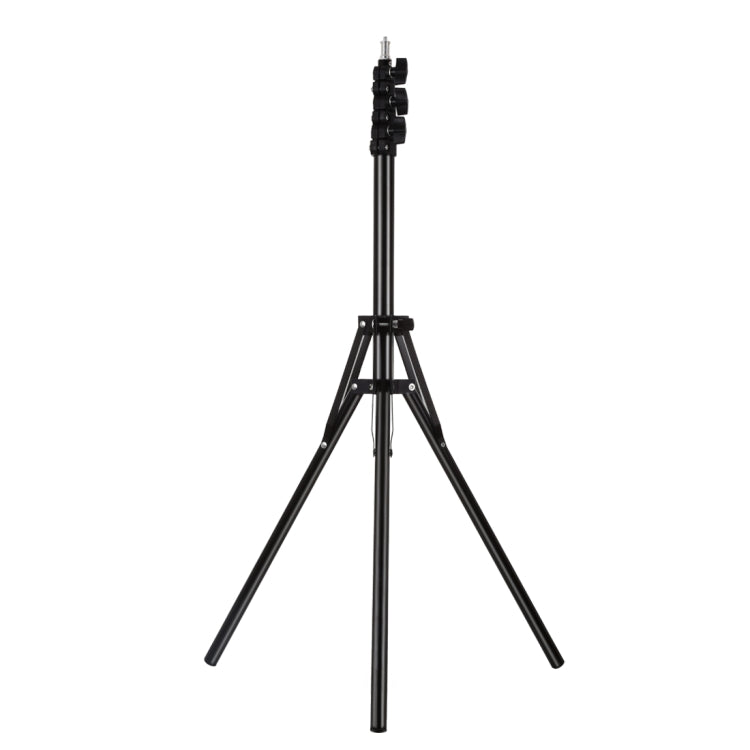 PULUZ Reverse Foldable 4 Sections 1.8m Height Tripod Mount Holder for Vlogging Video Light Live Broadcast Kits(Black)
