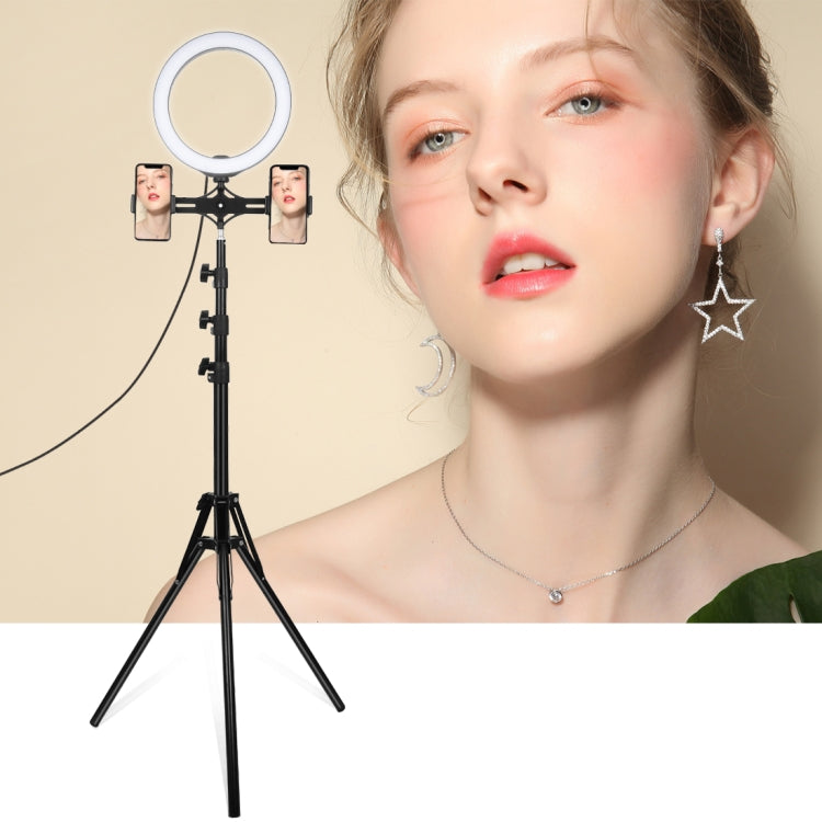 PULUZ Reverse Foldable 4 Sections 1.8m Height Tripod Mount Holder for Vlogging Video Light Live Broadcast Kits(Black)