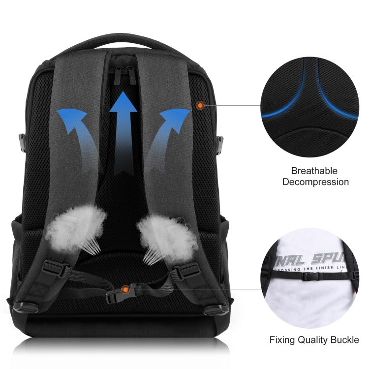 PULUZ Outdoor Portable Waterproof Scratch-proof Dual Shoulders Backpack Handheld PTZ Stabilizer Camera Bag with Rain Cover for Digital Camera, DJI Ronin-SC / Ronin-S (Black) - free shipping - PMC Jewellery - Order now!