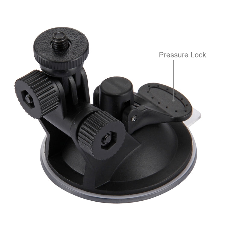 PULUZ Car Suction Cup Mount with Screw & Tripod Mount Adapter & Storage Bag for GoPro Hero11 Black / HERO10 Black /9 Black /8 Black /7 /6 /5 /5 Session /4 Session /4 /3+ /3 /2 /1, DJI Osmo Action and Other Action Cameras