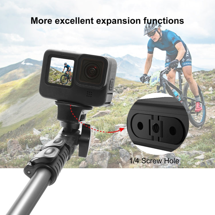 PULUZ Folding Finger Tripod Mount Adapter for GoPro HERO13 Black /12 Black /11 Black /11 Black mini /10 Black /9 Black /8 Black / Max(Black)
