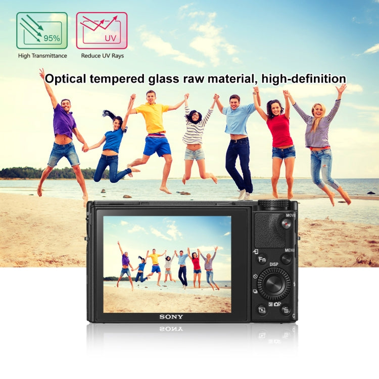 PULUZ 2.5D 9H Tempered Glass Film for Sony RX100, Compatible with Sony A9 / A7C / A7M2 / A7M2 / A7SM2 / A7III / A77 / RX1 / RX1R / RX10 / RX100/II/III/IV/V/IV / RX10IV/III/II / RX100M4 / RX100M5 / A99 ... A9II / RX100M7 / A7RV / WX700 / WX800 / HX99 / A7C - Camera Screen Guard by PULUZ | Online Shopping South Africa | PMC Jewellery | Buy Now Pay Later Mobicred