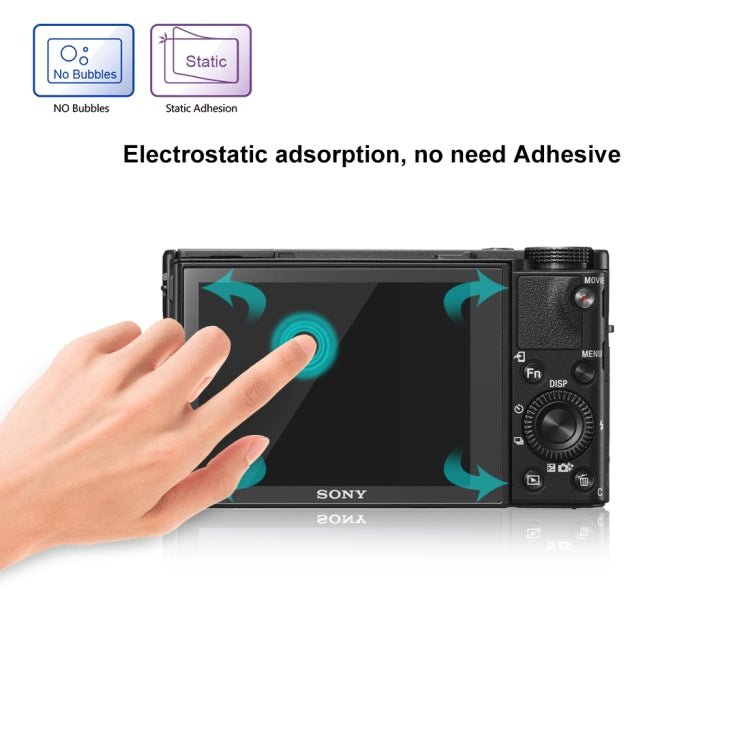 PULUZ 2.5D 9H Tempered Glass Film for Sony RX100, Compatible with Sony A9 / A7C / A7M2 / A7M2 / A7SM2 / A7III / A77 / RX1 / RX1R / RX10 / RX100/II/III/IV/V/IV / RX10IV/III/II / RX100M4 / RX100M5 / A99 ... A9II / RX100M7 / A7RV / WX700 / WX800 / HX99 / A7C - Camera Screen Guard by PULUZ | Online Shopping South Africa | PMC Jewellery | Buy Now Pay Later Mobicred