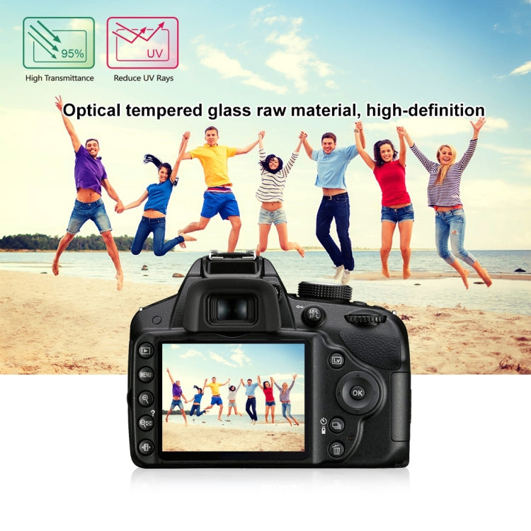 PULUZ 2.5D 9H Tempered Glass Film for Nikon D3200, Compatible with D3100 / D3300 / D3400 / AW130S / W300, Canon SX410 / SX400 / SX430 / SX510 / SX500 / SX530 / SX170, Pentax K50 / K30 / K5 / K7 / K-01 / Samsung WB10 - Camera Screen Guard by PULUZ | Online Shopping South Africa | PMC Jewellery | Buy Now Pay Later Mobicred
