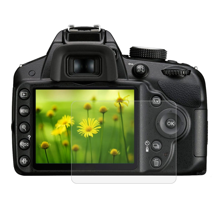PULUZ 2.5D 9H Tempered Glass Film for Nikon D3200, Compatible with D3100 / D3300 / D3400 / AW130S / W300, Canon SX410 / SX400 / SX430 / SX510 / SX500 / SX530 / SX170, Pentax K50 / K30 / K5 / K7 / K-01 / Samsung WB10