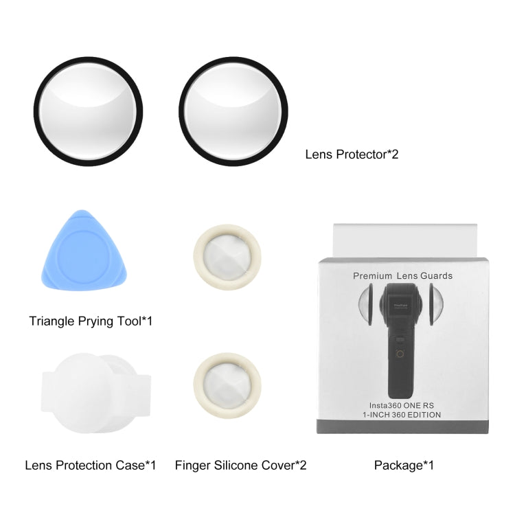 PULUZ Lens Guard PC Protective Cover for Insta360 ONE RS 1-Inch 360 Edition - Len Accessories by PULUZ | Online Shopping South Africa | PMC TechLife | Buy Now Pay Later Mobicred