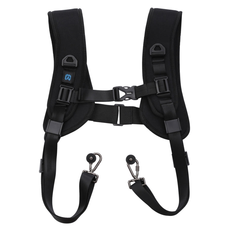 PULUZ Quick Release Double Shoulder Harness Soft Pad Decompression Foam Strap Belt for DSLR Digital Cameras - Camera Strap by PULUZ | Online Shopping South Africa | PMC Jewellery | Buy Now Pay Later Mobicred
