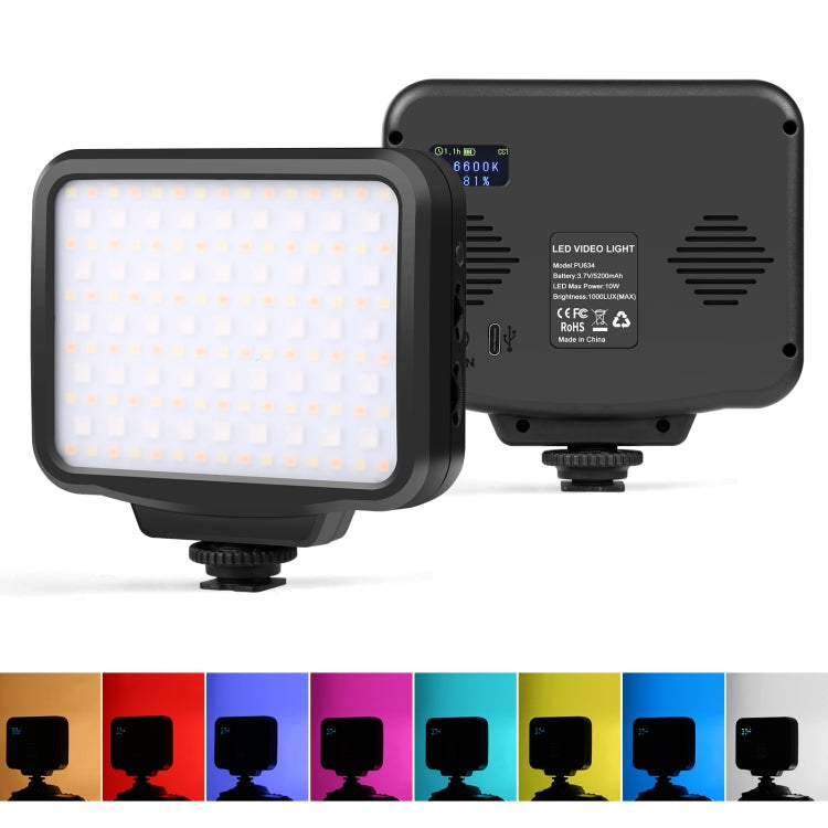 PULUZ Pocket 2500-9900K+RGB Full Color Beauty Fill Light Handheld On-Camera Photography LED Light - by PULUZ | Online Shopping South Africa | PMC Jewellery | Buy Now Pay Later Mobicred