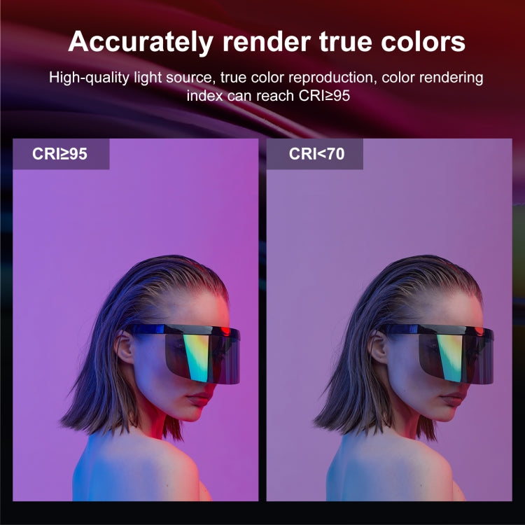 PULUZ Pocket 2500-9900K+RGB Full Color Beauty Fill Light Handheld On-Camera Photography LED Light - by PULUZ | Online Shopping South Africa | PMC Jewellery | Buy Now Pay Later Mobicred