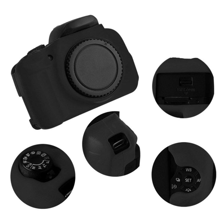 PULUZ Soft Silicone Protective Case for Canon EOS 650D / 700D(Black) - Protective Case by PULUZ | Online Shopping South Africa | PMC TechLife | Buy Now Pay Later Mobicred