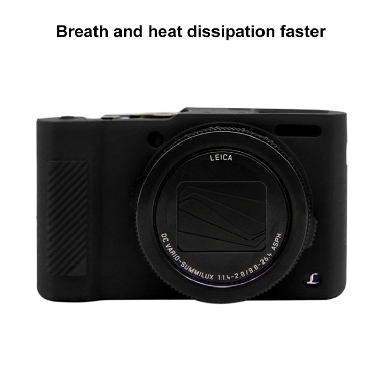 PULUZ Soft Silicone Protective Case for Panasonic Lumix LX10(Black)