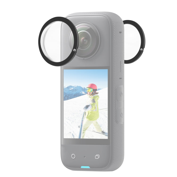 For Insta360 X3 PULUZ Lens Guard PC Protective Cover(Black) - free shipping - PMC Jewellery - Order now!