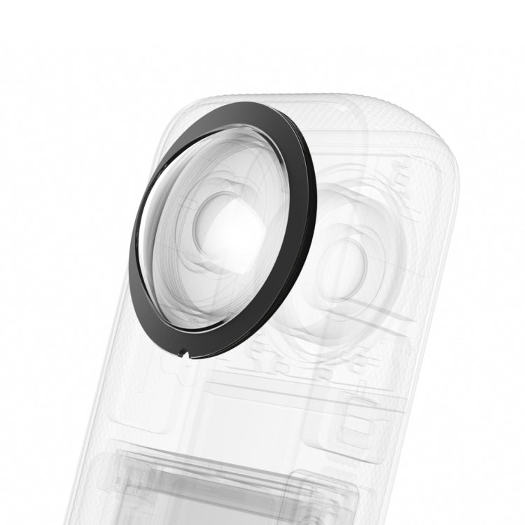 For Insta360 X3 PULUZ Lens Guard PC Protective Cover(Black) - free shipping - PMC Jewellery - Order now!