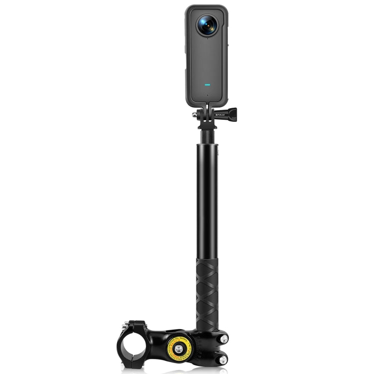 PULUZ Motorcycle Bicycle Handlebar Fixture Mount Camera Bracket Adapter with Monopod Stand - free shipping - PMC Jewellery - Order now!