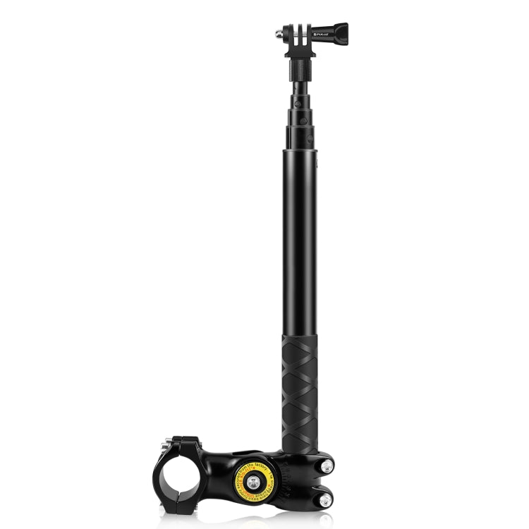 PULUZ Motorcycle Bicycle Handlebar Fixture Mount Camera Bracket Adapter with Monopod Stand - free shipping - PMC Jewellery - Order now!