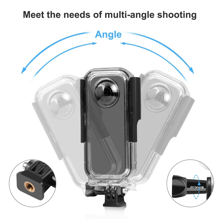 For Insta360 X3 PULUZ 30m Underwater Waterproof Housing Case - Case & Bags by PULUZ | Online Shopping South Africa | PMC Jewellery | Buy Now Pay Later Mobicred