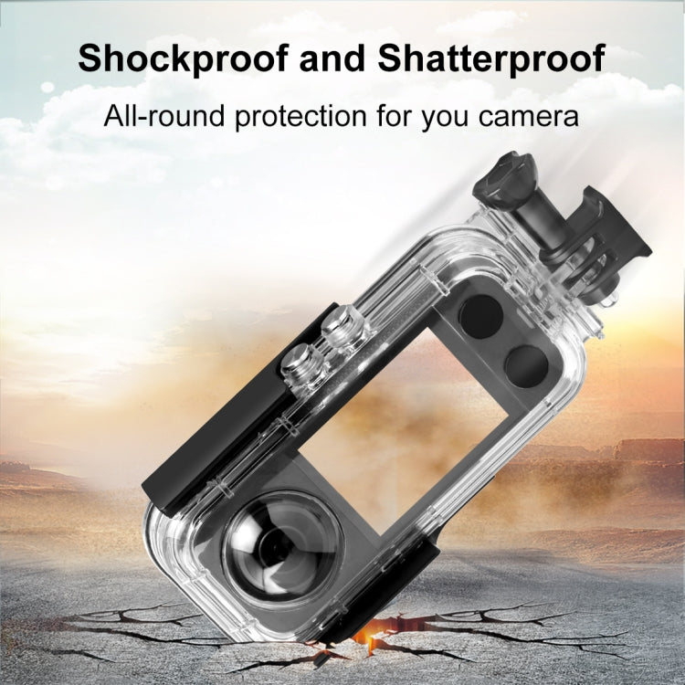 For Insta360 X3 PULUZ 30m Underwater Waterproof Housing Case - Case & Bags by PULUZ | Online Shopping South Africa | PMC Jewellery | Buy Now Pay Later Mobicred
