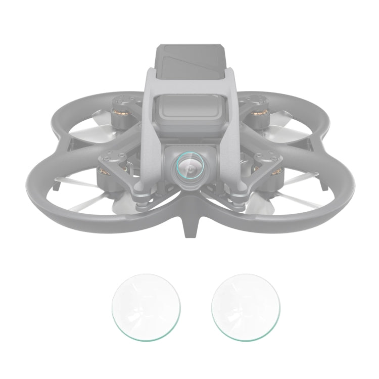 For DJI Avata 2pcs PULUZ Tempered Glass Drone Lens Film(Transparent) - by PMC Jewellery | Online Shopping South Africa | PMC Jewellery