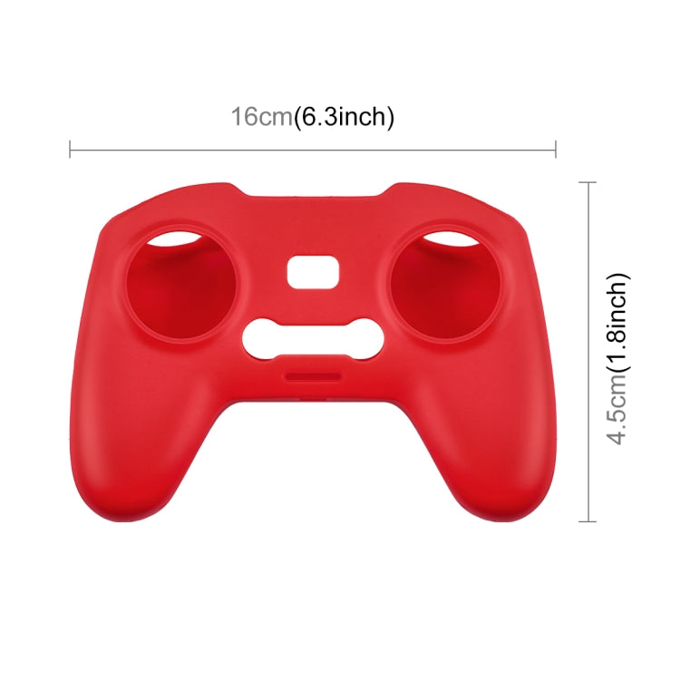 For DJI FPV Combo Remote Control PULUZ Silicone Protective Case(Red) - by PULUZ | Online Shopping South Africa | PMC Jewellery