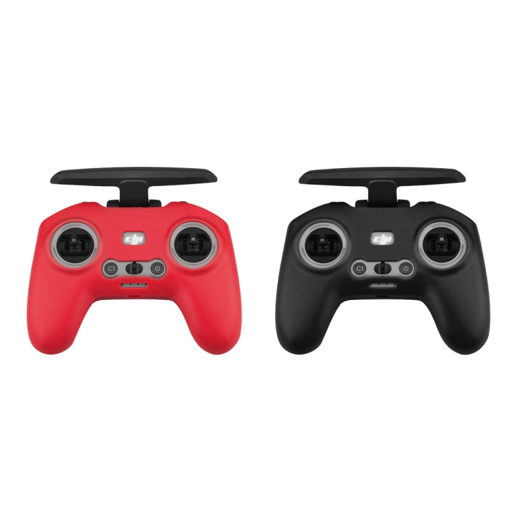 For DJI FPV Combo Remote Control PULUZ Silicone Protective Case(Red) - by PULUZ | Online Shopping South Africa | PMC Jewellery