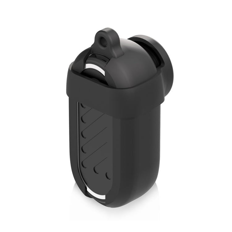 For Insta360 GO 3 PULUZ Camera Silicone Case with Lens Cover (Black)