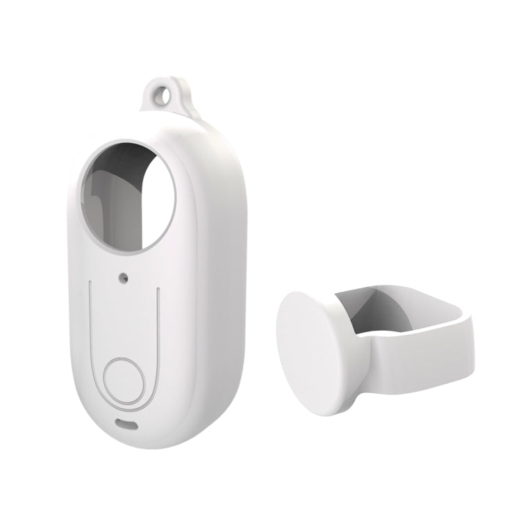 For Insta360 GO 3 PULUZ Camera Silicone Case with Lens Cover (White)