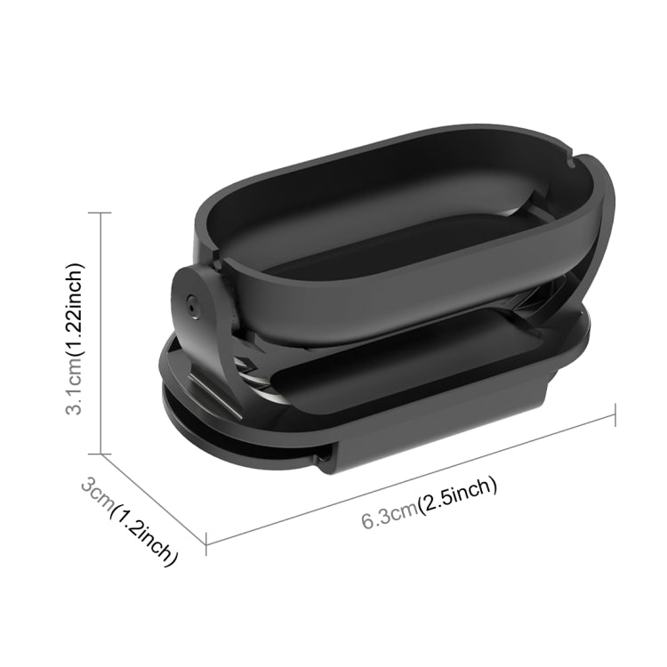 For Insta360 GO3 / GO 3S PULUZ Easy Clip Hat Clip Quick Release Clamp Magnetic Frame Fixed Mount (Black) - Mount & Holder by PULUZ | Online Shopping South Africa | PMC Jewellery | Buy Now Pay Later Mobicred