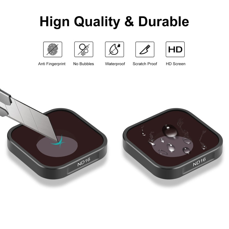 PULUZ Action Camera ND16 Lens Filter For GoPro Hero11 Black / Hero11 Black mini / HERO10 Black / HERO9 Black - Lens Filter by PULUZ | Online Shopping South Africa | PMC Jewellery | Buy Now Pay Later Mobicred
