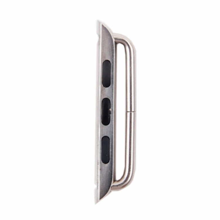For Apple Watch 42 / 44 / 45mm Metal Strap Connector Metal Buckle, Pair(Silver) - Others by PMC Jewellery | Online Shopping South Africa | PMC Jewellery | Buy Now Pay Later Mobicred