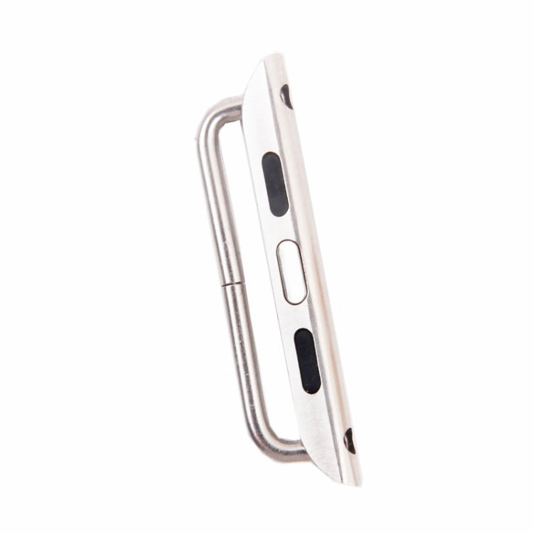 For Apple Watch 42 / 44 / 45mm Metal Strap Connector Metal Buckle, Pair(Silver) - Others by PMC Jewellery | Online Shopping South Africa | PMC Jewellery | Buy Now Pay Later Mobicred