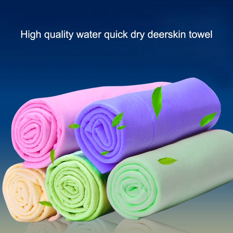 KANEED Synthetic Chamois Drying Towel Super Absorbent PVA Shammy Cloth for Fast Drying of Car, Size: 43 x 32 x 0.2cm(Blue) - Car washing supplies by KANEED | Online Shopping South Africa | PMC Jewellery | Buy Now Pay Later Mobicred