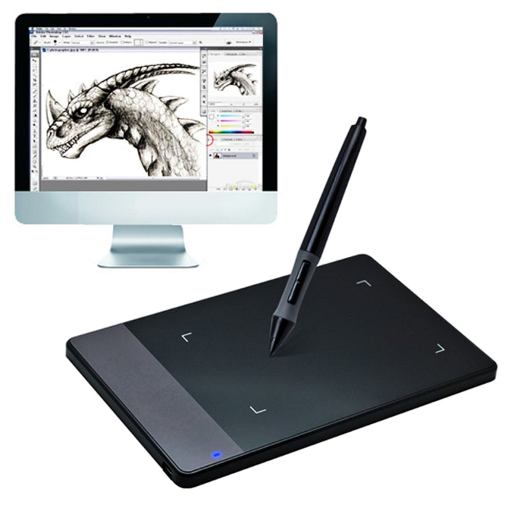 HUION 420 Portable Smart 4.0 x 2.23 inch 4000LPI Stylus Digital Tablet Signature Board with Digital Pen - free shipping - PMC Jewellery - Order now!