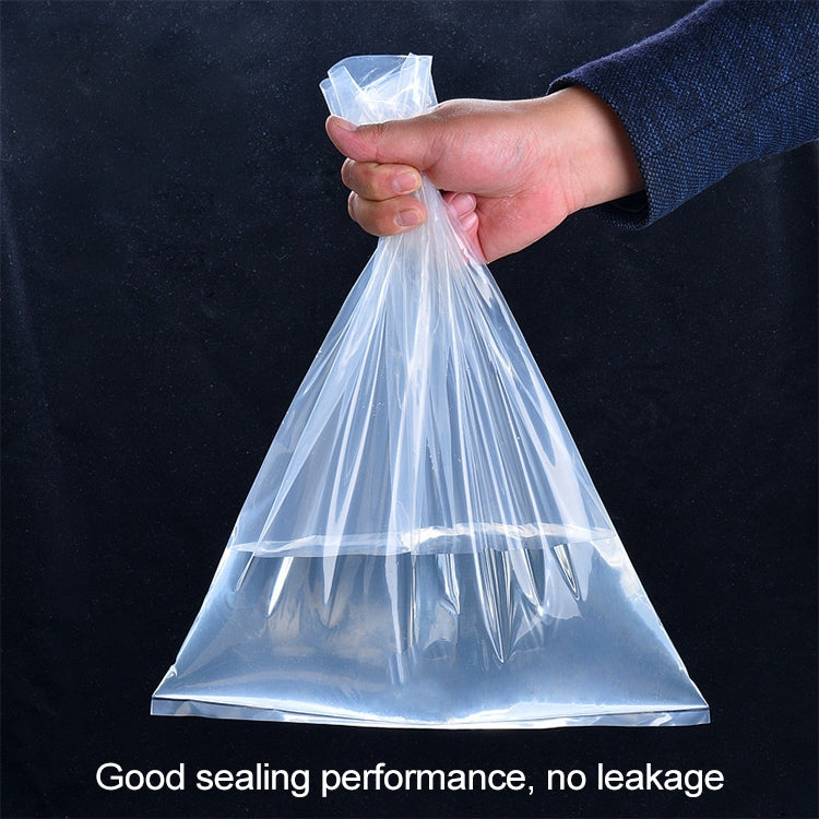 100 PCS Sealer Closer Machine Special Transparent Plastic Bag with Customized Logo & Design, Size: 23cm x 33cm
