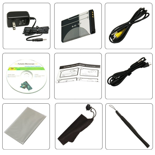 500X 5 Mega Pixels 3 inch LCD Handhold Digital Microscope with 8 LEDs (DMS-039M) - free shipping - PMC TechLife - Order now!