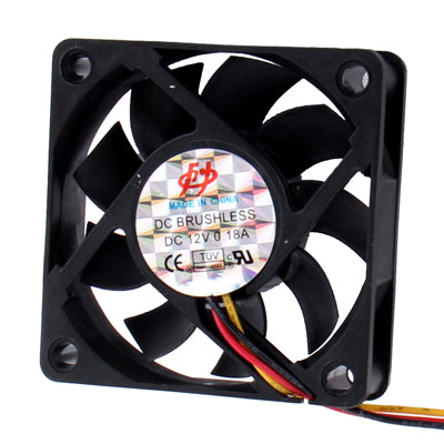 60mm 3-pin Cooling Fan (6015 3-pin) - Fan Cooling by PMC Jewellery | Online Shopping South Africa | PMC Jewellery | Buy Now Pay Later Mobicred