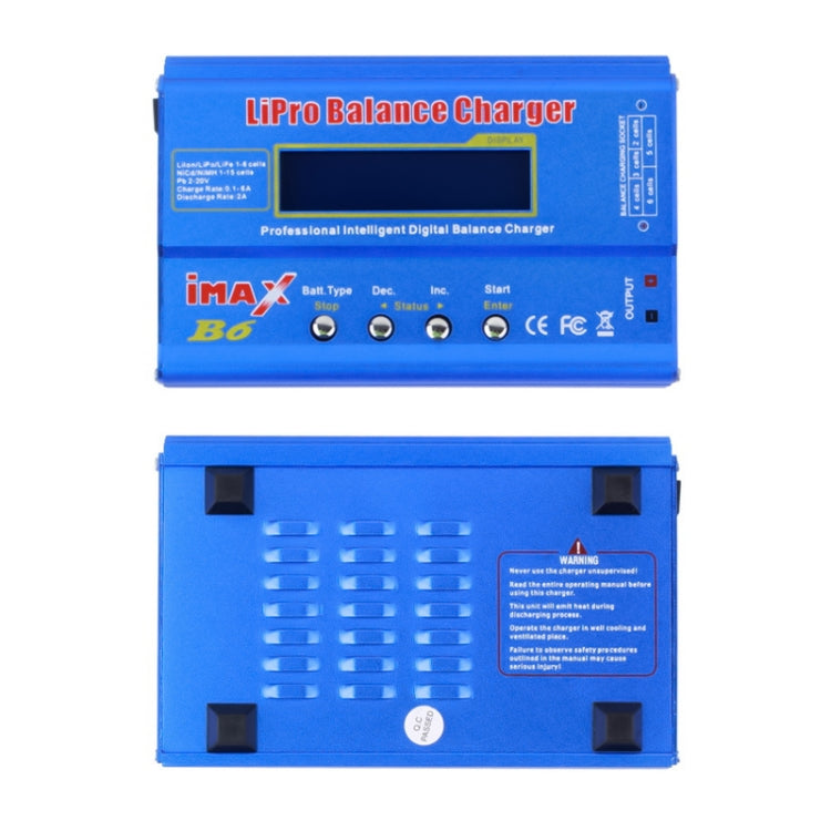 iMAX B6 Digital RC Lipo NiMH Battery Balance Charger(Blue) - free shipping - PMC Jewellery - Order now!