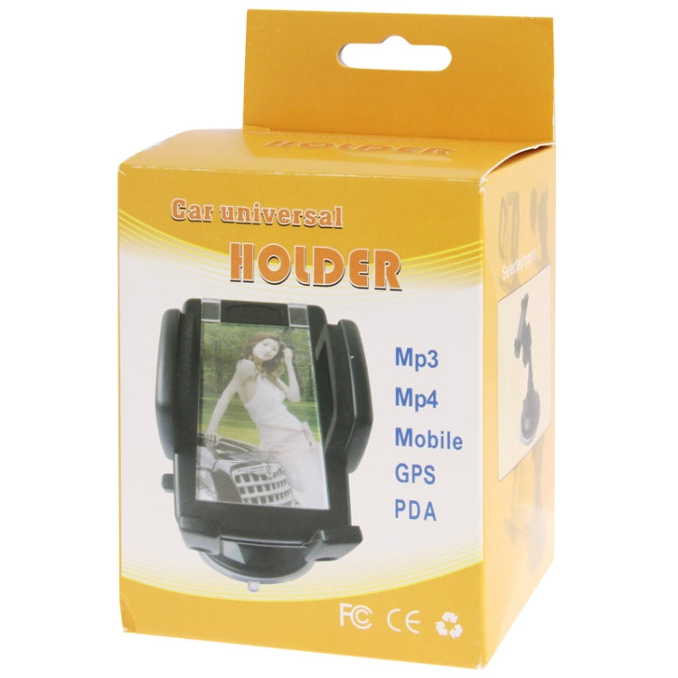 Universal 360 Degree Rotation Suction Cup Car Holder / Desktop Stand, For iPhone, Galaxy, Sony, Lenovo, HTC, Huawei, and other Smartphones of Width: 3.5cm - 10cm(Black) - Car Holders by PMC TechLife | Online Shopping South Africa | PMC TechLife