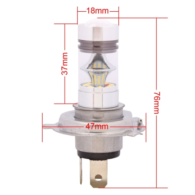 H4 850LM P43T 100W LED Car Front Headlights / Daytime Running Light / Driving Lamp Bulb, DC 12-24V(Cool White) - Fog / Driving Lights by PMC Jewellery | Online Shopping South Africa | PMC Jewellery | Buy Now Pay Later Mobicred